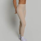 High Waisted Leggings - Tan