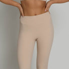 High Waisted Leggings - Tan