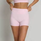 High-Waisted Shorts - Ballet Pink