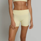 High-Waisted Shorts - Buttercream