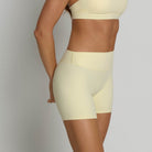 High-Waisted Shorts - Buttercream