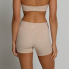High-Waisted Shorts - Tan