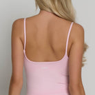 Square Neck Vest - Ballet Pink