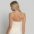 Square Neck Vest - Ivory White