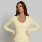 Zip-Up Jacket - Buttercream