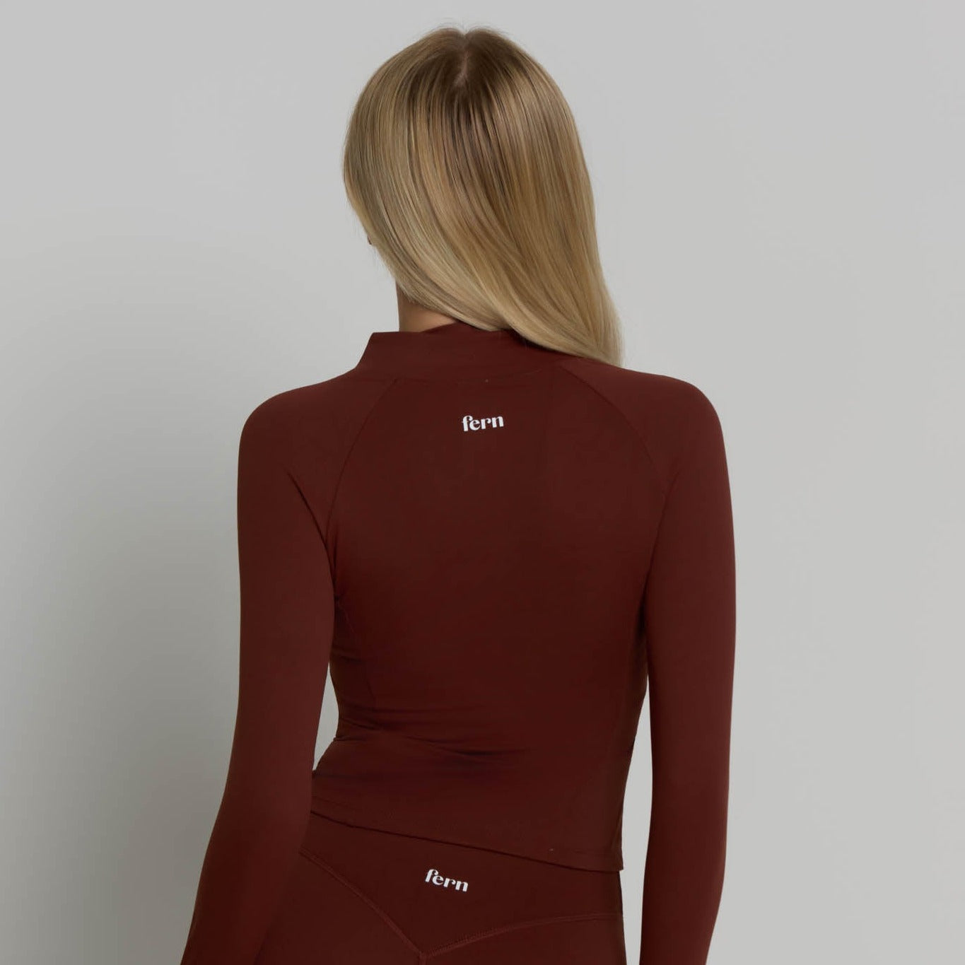 Zip-Up Jacket - Chocolate Brown