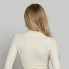Zip-Up Jacket - Ivory White