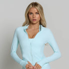 Zip-Up Jacket - Powder Blue